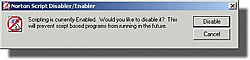 Norton Scrip Disabler/Enabler